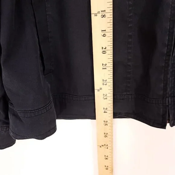 Weekend Max Mara Full Zip Hoodie Jacket Size 12 Black Pockets Drawstring - Picture 11 of 15